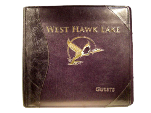 Powell Leather Custom Portfolio West Hawk Album